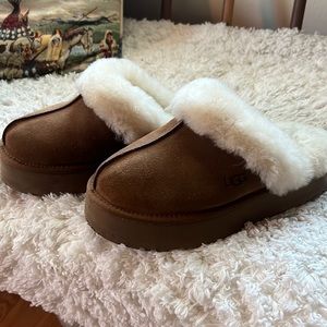 Ugg platform slippers